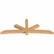 Ekena Millwork Alberta Smooth Timber Gable Bracket, Western Red Cedar, 108"W x 40"H x 5 1/2"D x 5 1/2"F, 9/12 Pitch GBW108X40X0606ALB00SWR - alternate 5